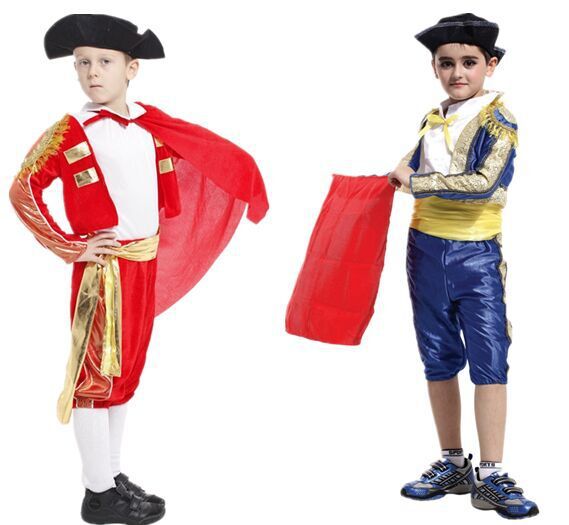 批发cos化妆舞会服装儿童斗牛士衣服男士斗牛服西班牙斗牛服饰