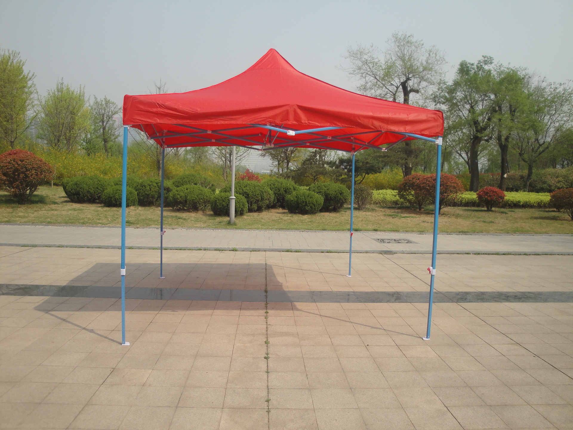 印刷logo 四角帐篷伞广告户外帐篷半自动加固高档3*3m厂家直销