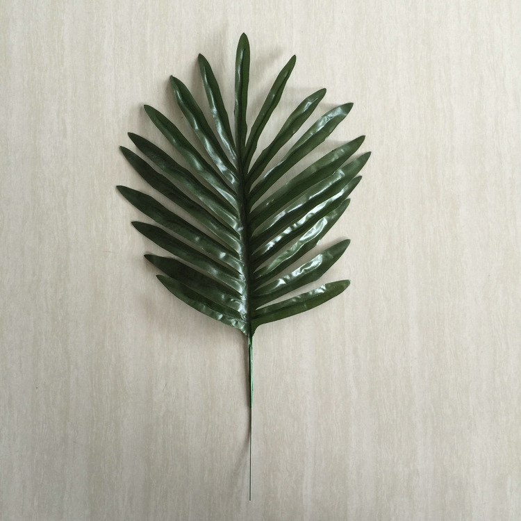 2016热销款1号大葵菊叶深绿,浅绿 扇尾叶仿真叶批发