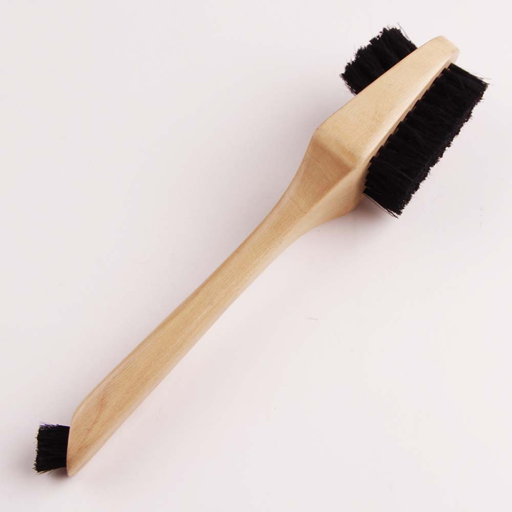 木质刷子 天然硬猪毛刷 皮具衣物清洁 刷
