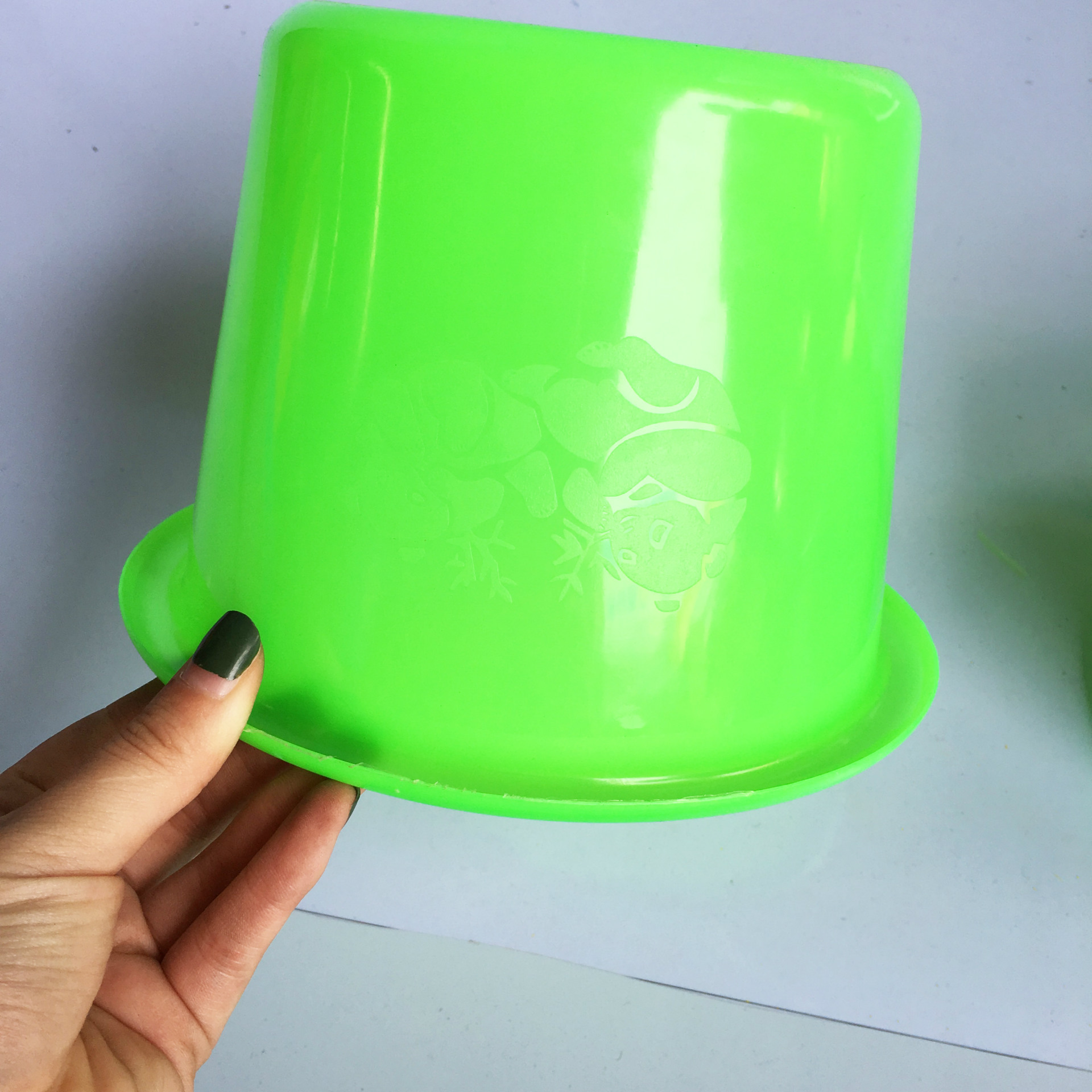 痰盂儿童印花加厚小痰盂 环保卫生无盖小痰盂 批发日用品批量批发