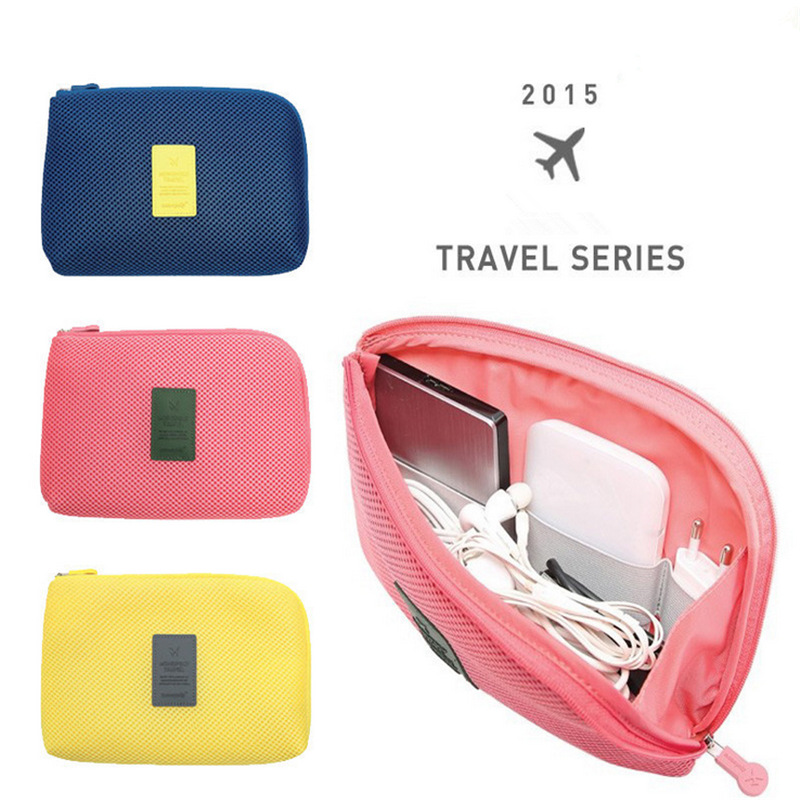Korean-Style Multi-Functional Shockproof Travel Digital Storage Bag Mobile Phone Charger Data Cable Headset Digital Storage Bag