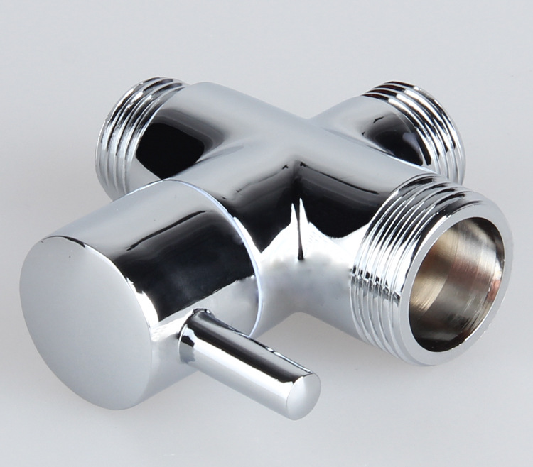 全铜 淋浴花洒专用分水器 重外牙快开分水器 淋浴配件