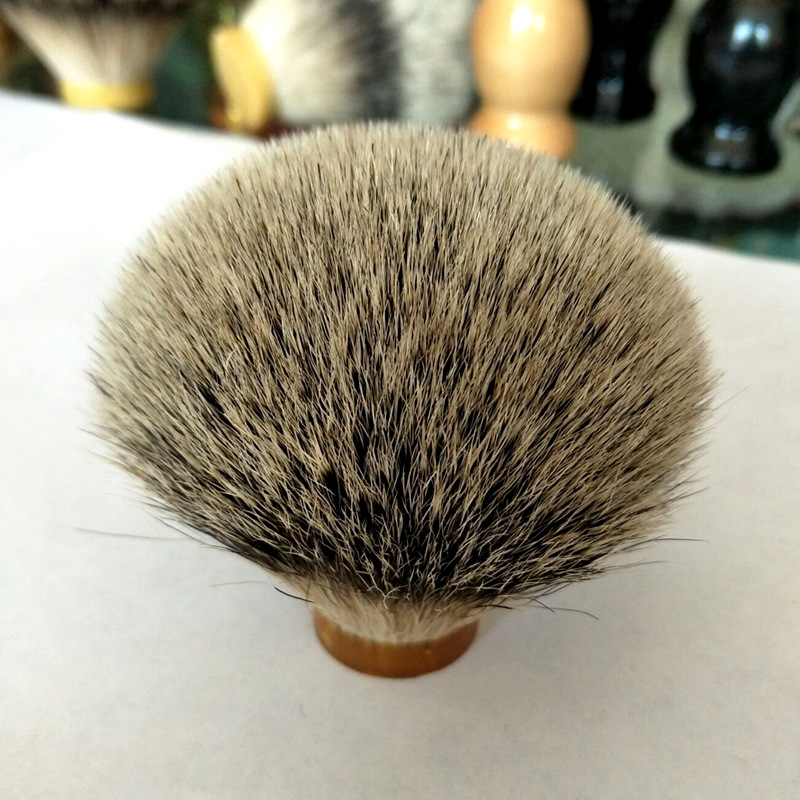 【河北润土】供应男士泡沫剃须刷 特制猪鬓獾毛二路胡刷