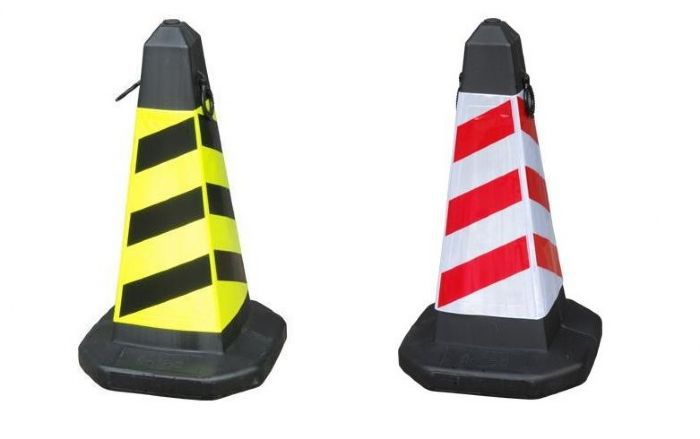 75cm塑料路锥 请勿泊车反光锥 禁止停车牌 交通路锥 雪糕桶