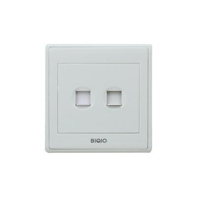 a3-019/t1/c1 电话网络插座 电脑电话双口信息面板墙壁插座