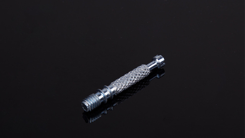 澳洲滚花杆 花纹螺杆 三合一连接件螺丝铁杆带介家具配件 紧固件