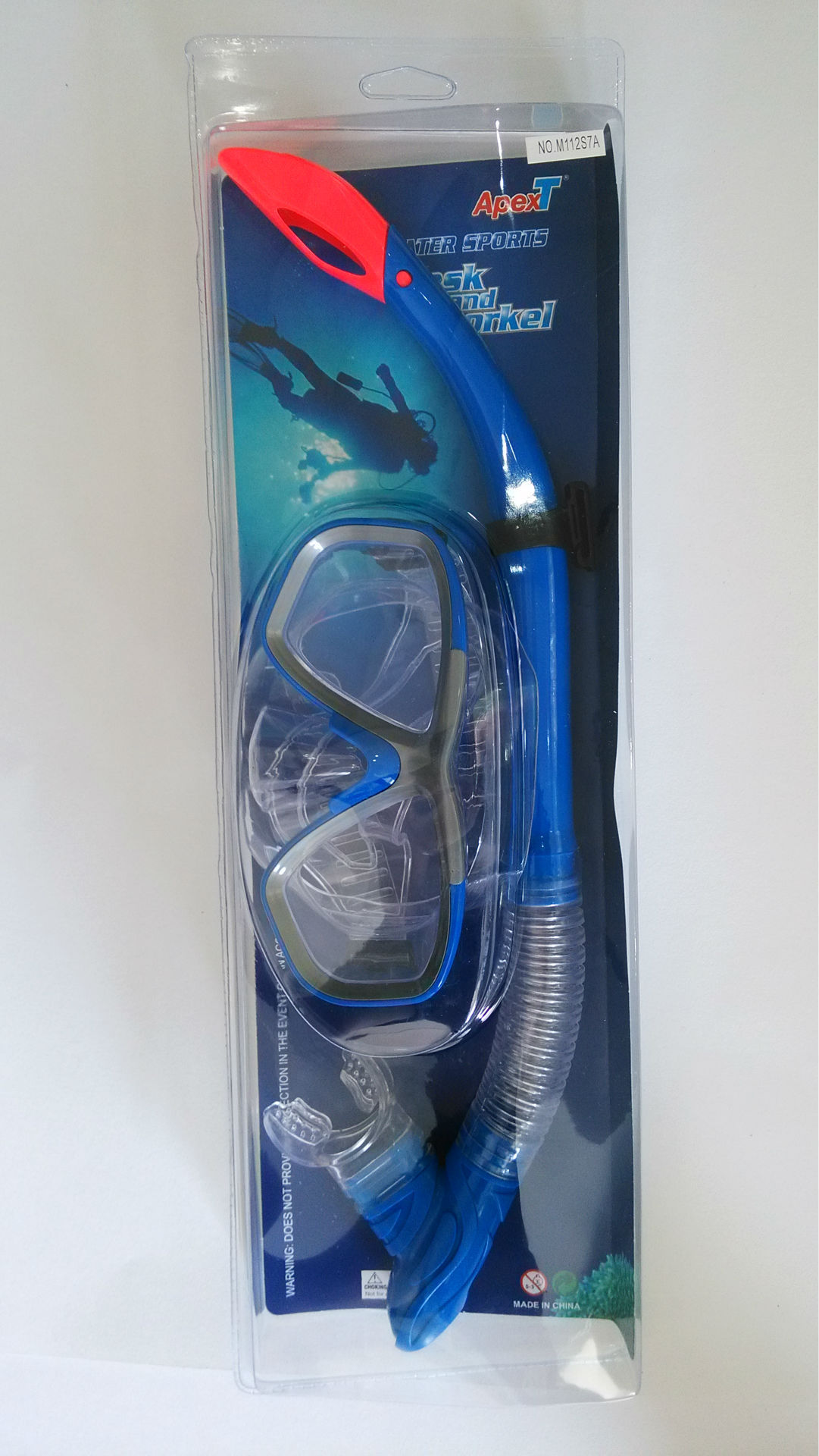 厂家直销m115s7潜水镜pvc 游泳镜呼吸管-浮潜面罩套装 潜水用品