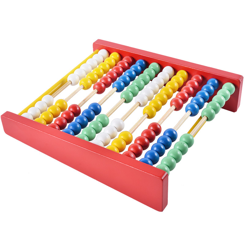 珠算架 计算架 幼儿童串珠绕珠算数加减法益智学习玩具木制质批发