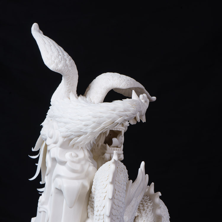 高档艺术瓷器工艺品德化陶瓷工艺品批发厂家直销中国白龙凤呈祥