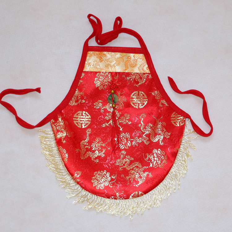 秋款女装幼儿纯棉大红肚兜喜庆肚兜厂家批发