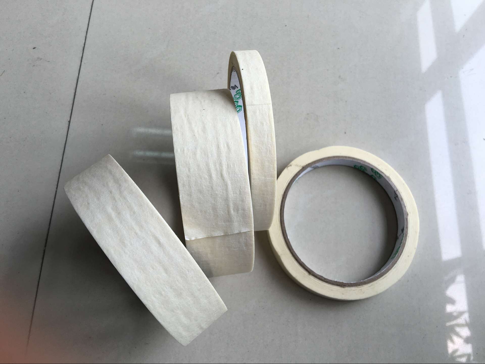 厂家直批皱纹纸耐高温胶带强力双面胶美纹纸高温胶带定z