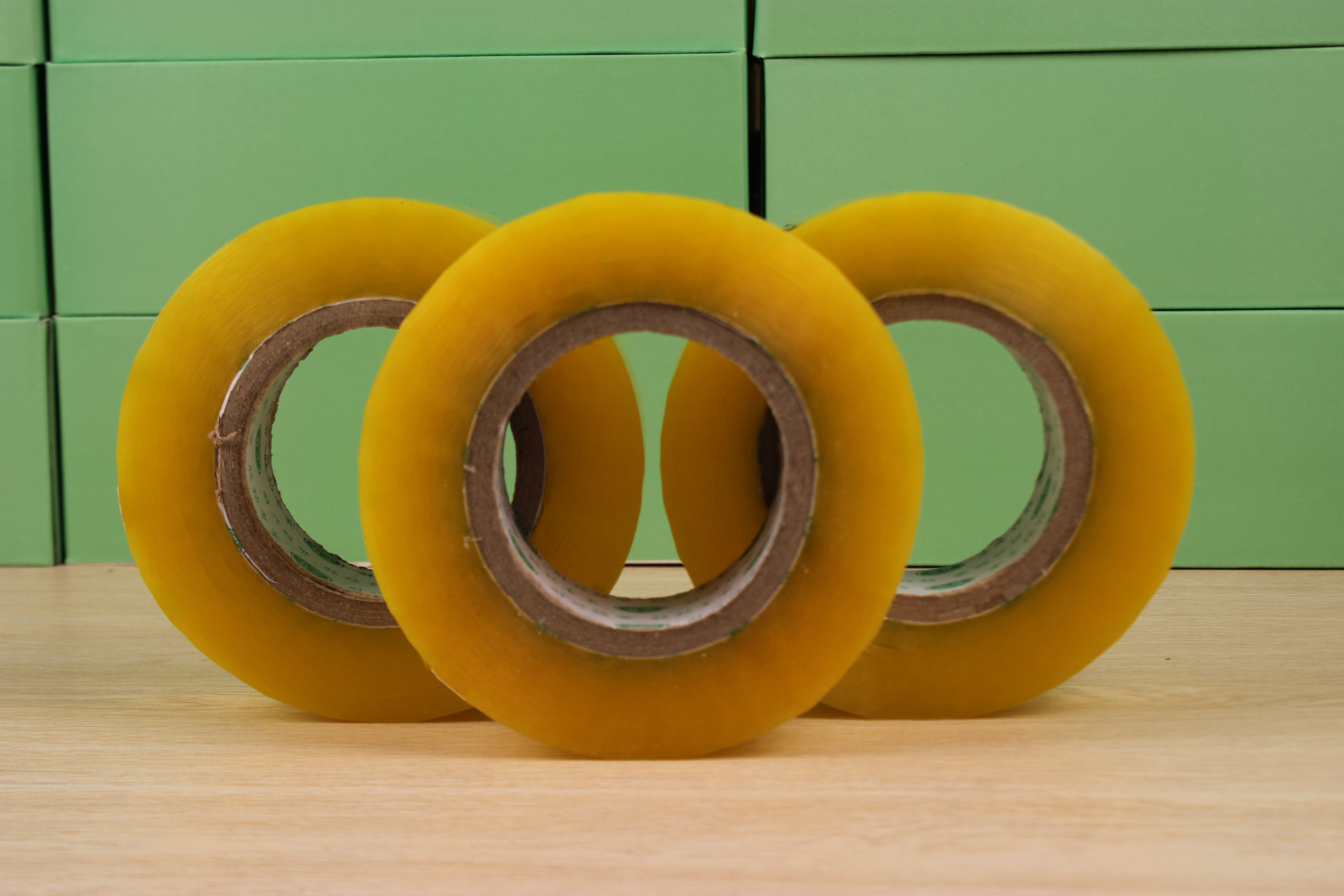 财兴45cm快递打包封口透明胶带包装胶纸胶布米黄色封箱