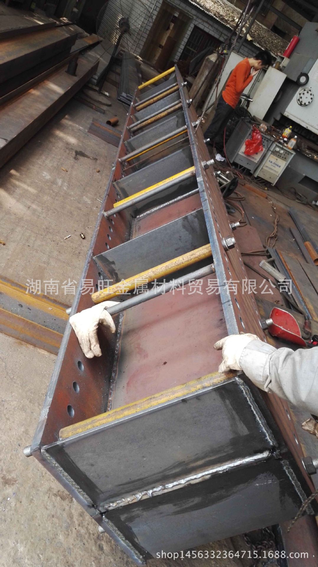 专业钢构件加工,钢梁加工,钢结构加工,焊接h型钢梁15386488428