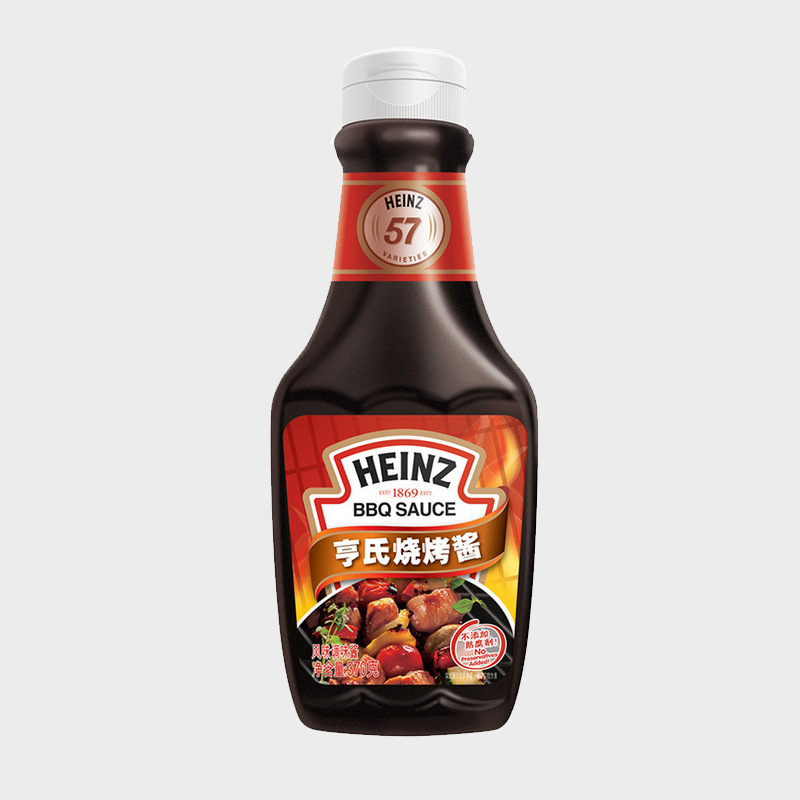 亨氏烧烤酱 370克*24 bbq烧烤肉酱调料意面酱 披萨酱 包邮