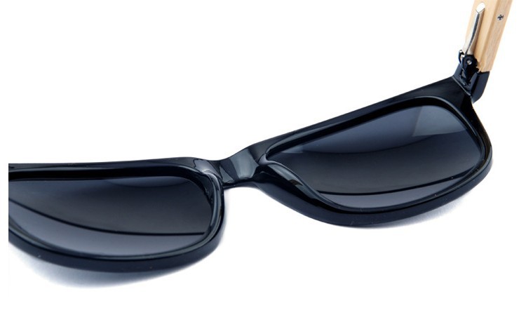 revo偏光镜片 竹腿太阳镜 竹木眼镜 真水银米钉竹脚墨镜批发1037