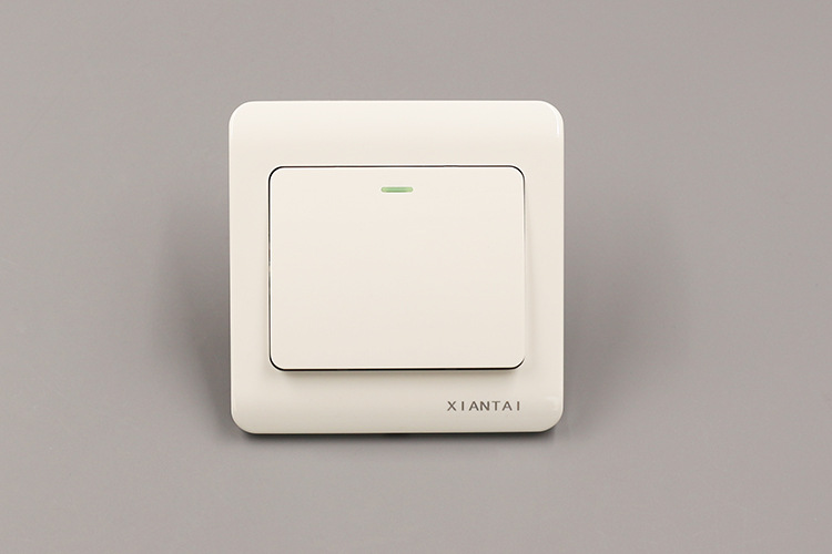 仙泰一位开关 供应单联单控开关 供应暗装墙壁开关