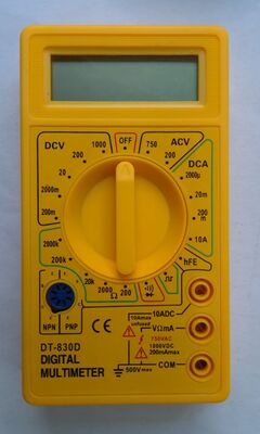 dt830d 黄色 万用表
