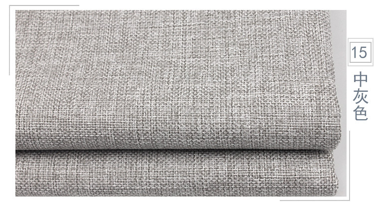 沙发布料厂家素色粗麻布坐垫套亚麻布面料软硬包工程背景装饰布