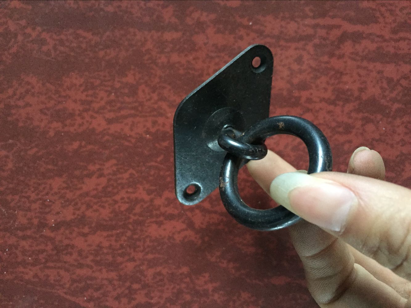 工厂现货低底价直销家具箱包工艺仿古锌合五金抽屉门圆形拉环把手