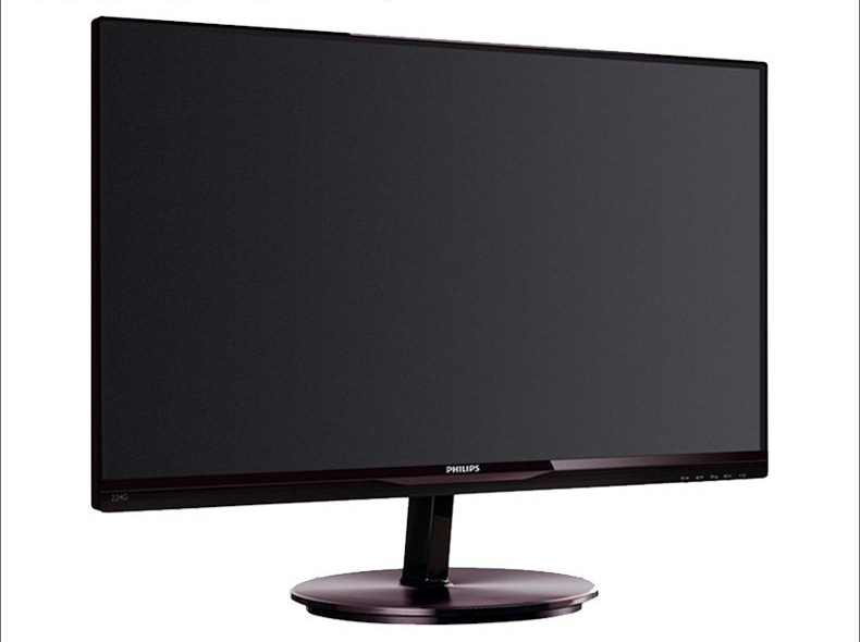 飞利浦21.5寸 224e5qsb 无边框ips液晶显示器 dvi 工厂 正品 批发