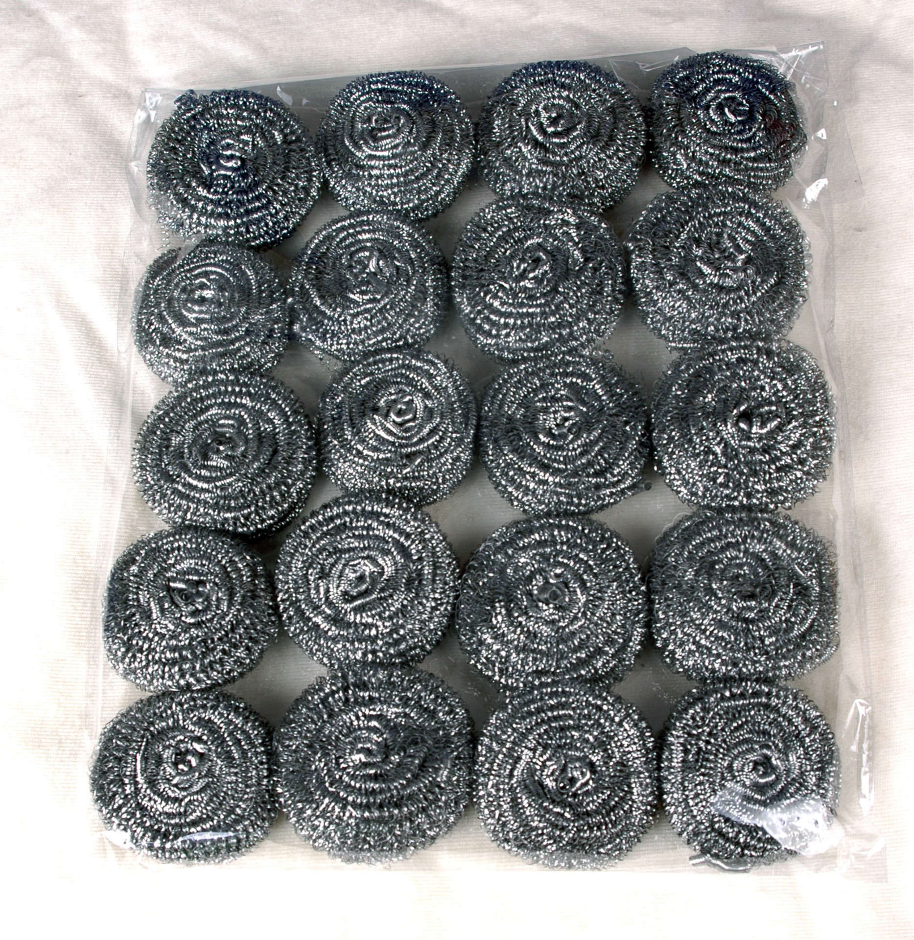 厂家批发 爆款 洗锅洗碗钢丝球 优质厨房钢丝清洁球 50克装不掉渣