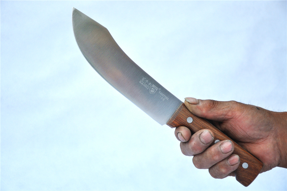 百年利105剥皮刀屠宰刀分割刀杀猪刀猪皮剥皮刀刮毛去毛刀