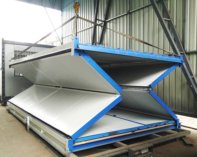 供应自由设计集装箱房活动房 彩钢板装集装箱拼装折叠集装箱批发