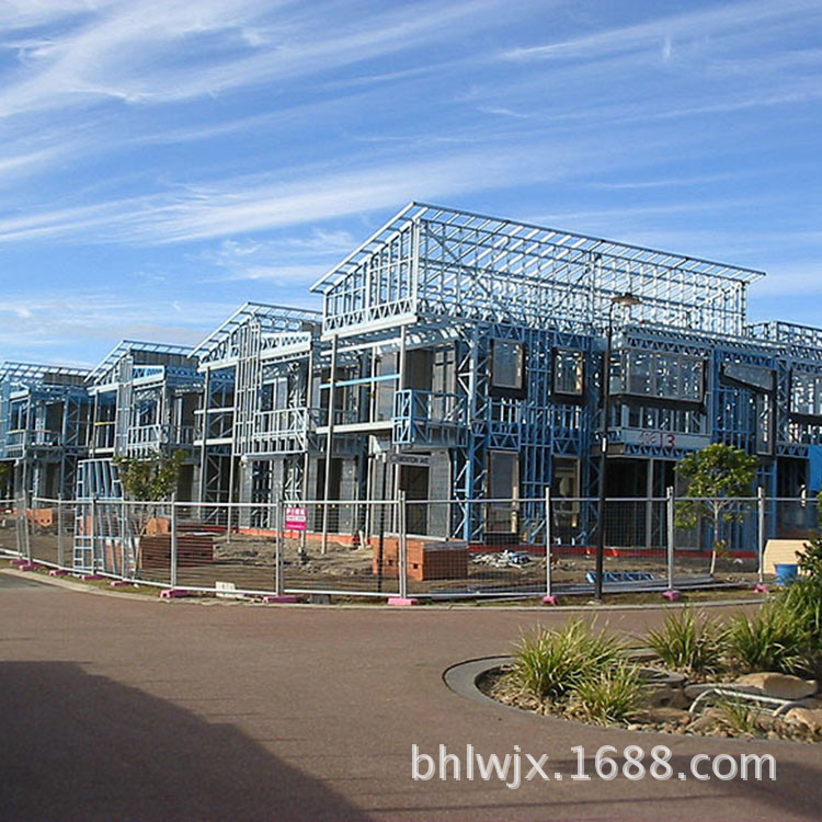 轻钢装配式集成房屋cu型钢加工厂价格 拼装房龙骨架多少钱一平米