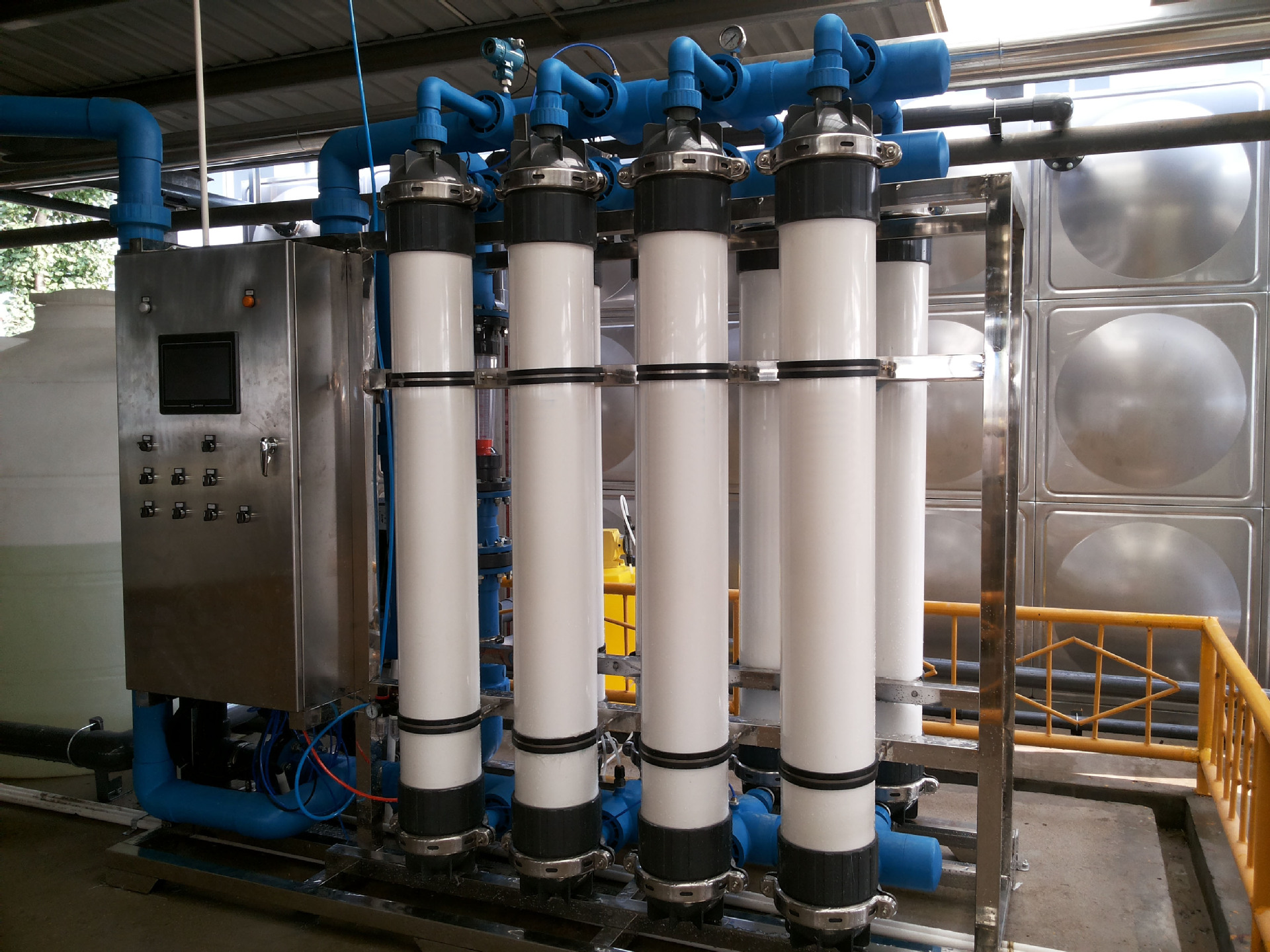 中型中空纤维超滤设备 uf水处理净化过滤超滤膜过滤器