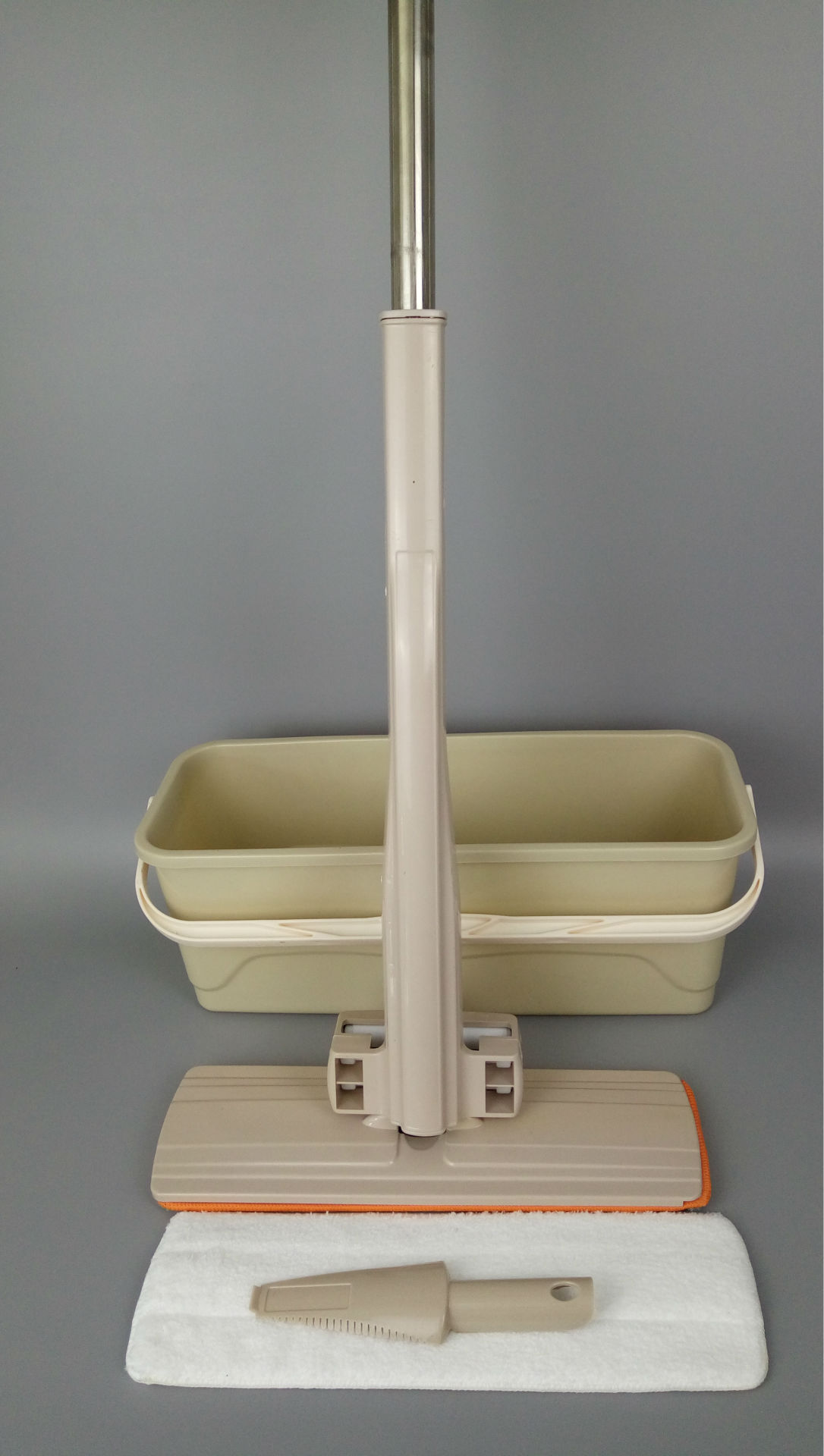 第三代平板拖把三节杆无死角高级不锈钢材免去手洗烦恼