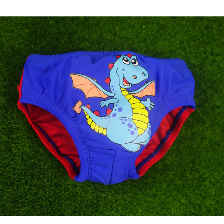 儿童泳裤 男 中大童 超人泳裤 男宝宝三角带囊 男孩泳裤 1001系列