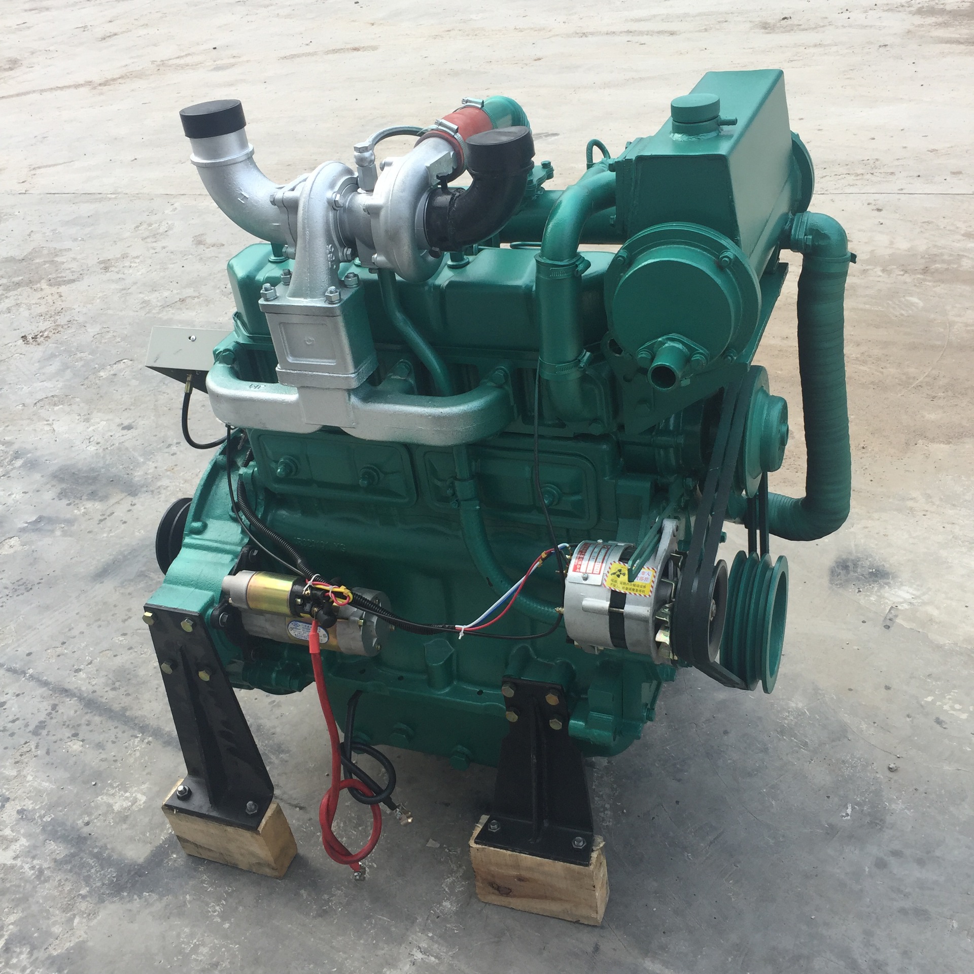 厂家直销40/50千瓦船机60/70/80/100马力船用柴油机海淡水皮带轮