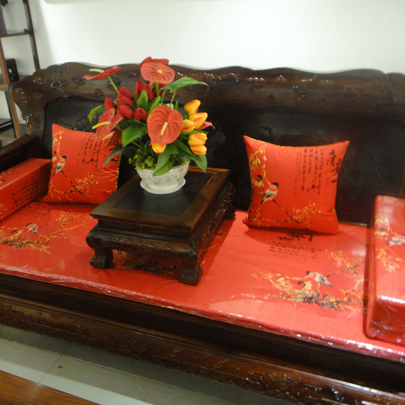 至鼎一品阔叶紫檀罗汉床 中式家具厂家批发直销 欢迎咨询选购