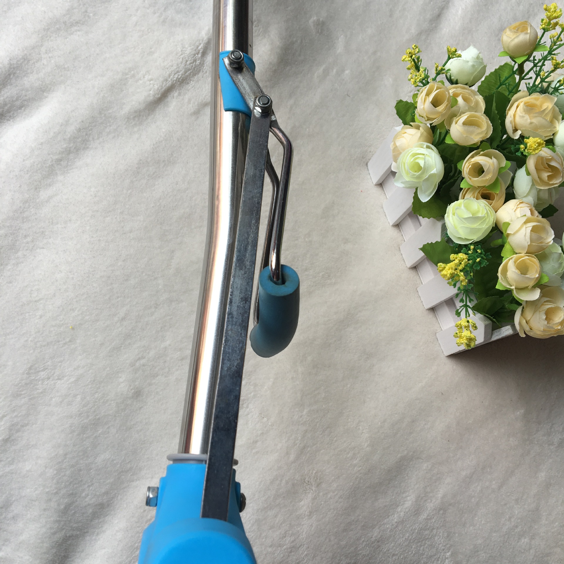 厂家直销 不锈钢伸缩杆海棉吸水拖把三排挤水免手洗胶棉拖把