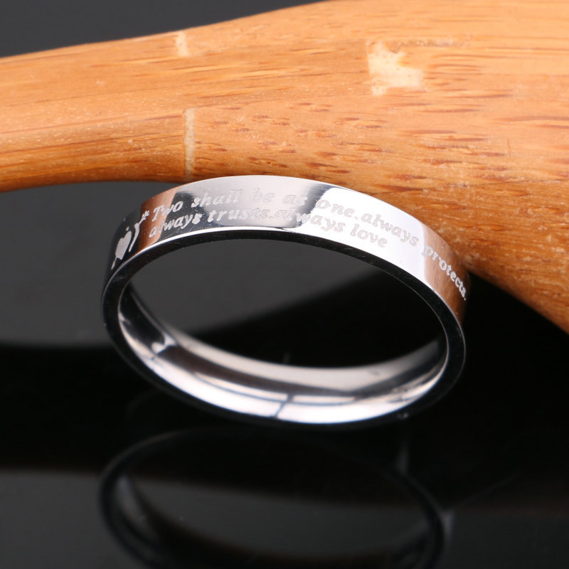 供应戒指 时尚首饰 新款 一箭穿心 钛钢情铝戒指 饰品混批 高品质