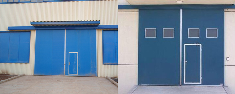 车间钢大门 厂房平移门 厂房工业门 厂房推拉门 车间钢质推拉门