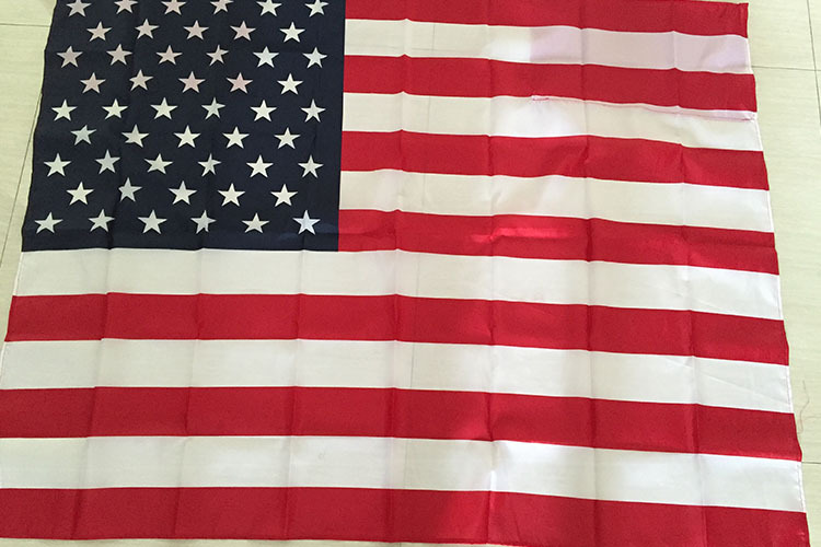 【厂家定制】扎伊尔国旗 高质低价宣传旗75d*100d春亚纺国旗布