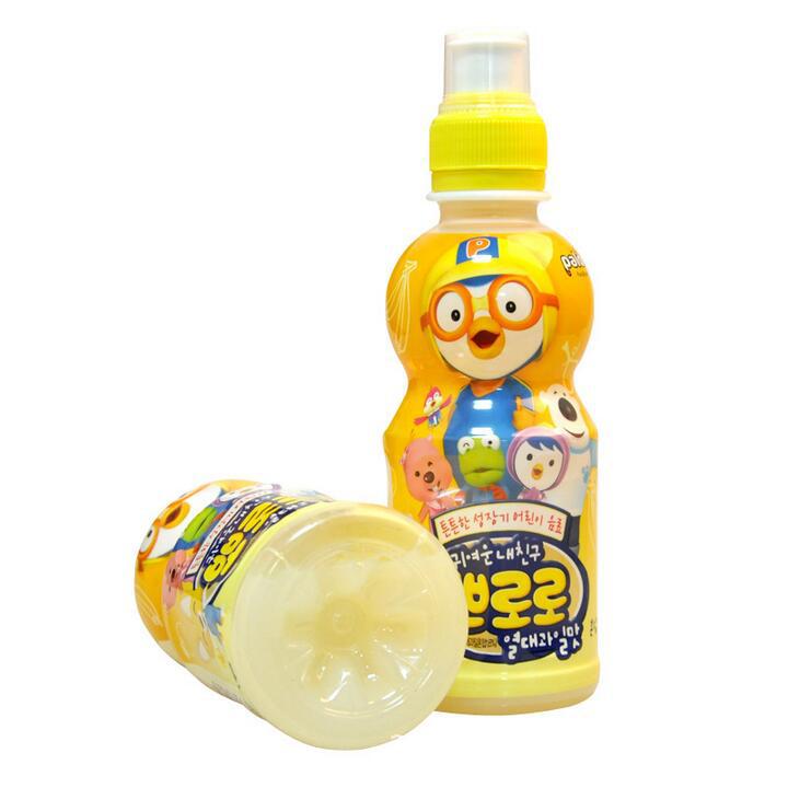 韩国进口零食品宝露露啵乐乐牛奶味儿童饮料235ml*24 整箱批发