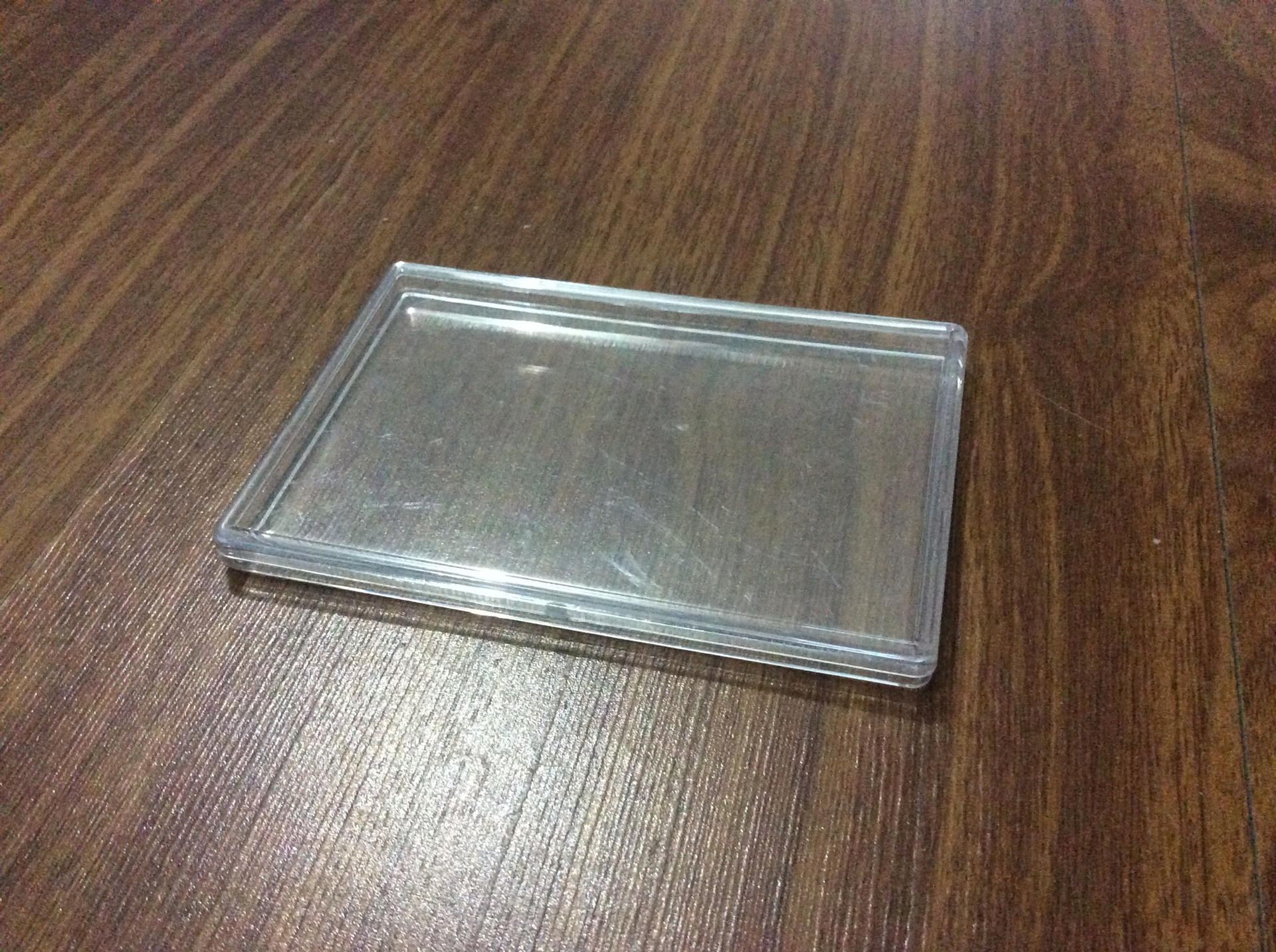 1*8.1*0.9cm ps透明塑料盒 名片盒