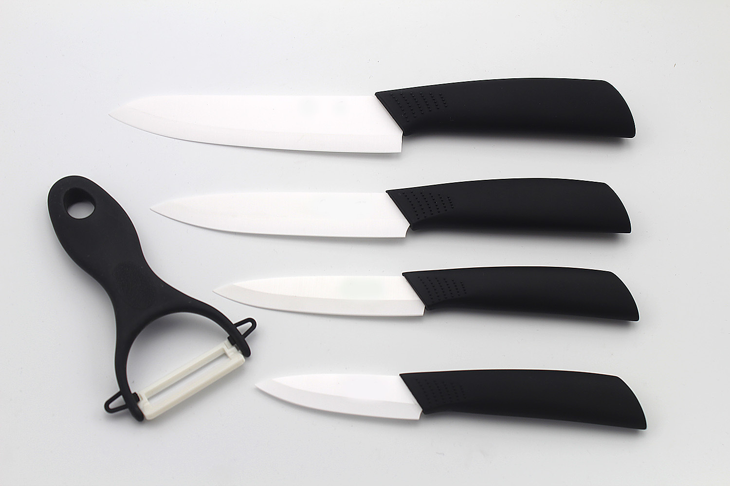 厂销 陶瓷刀3456寸瓜刨5件套 厨房餐具礼品水果套刀