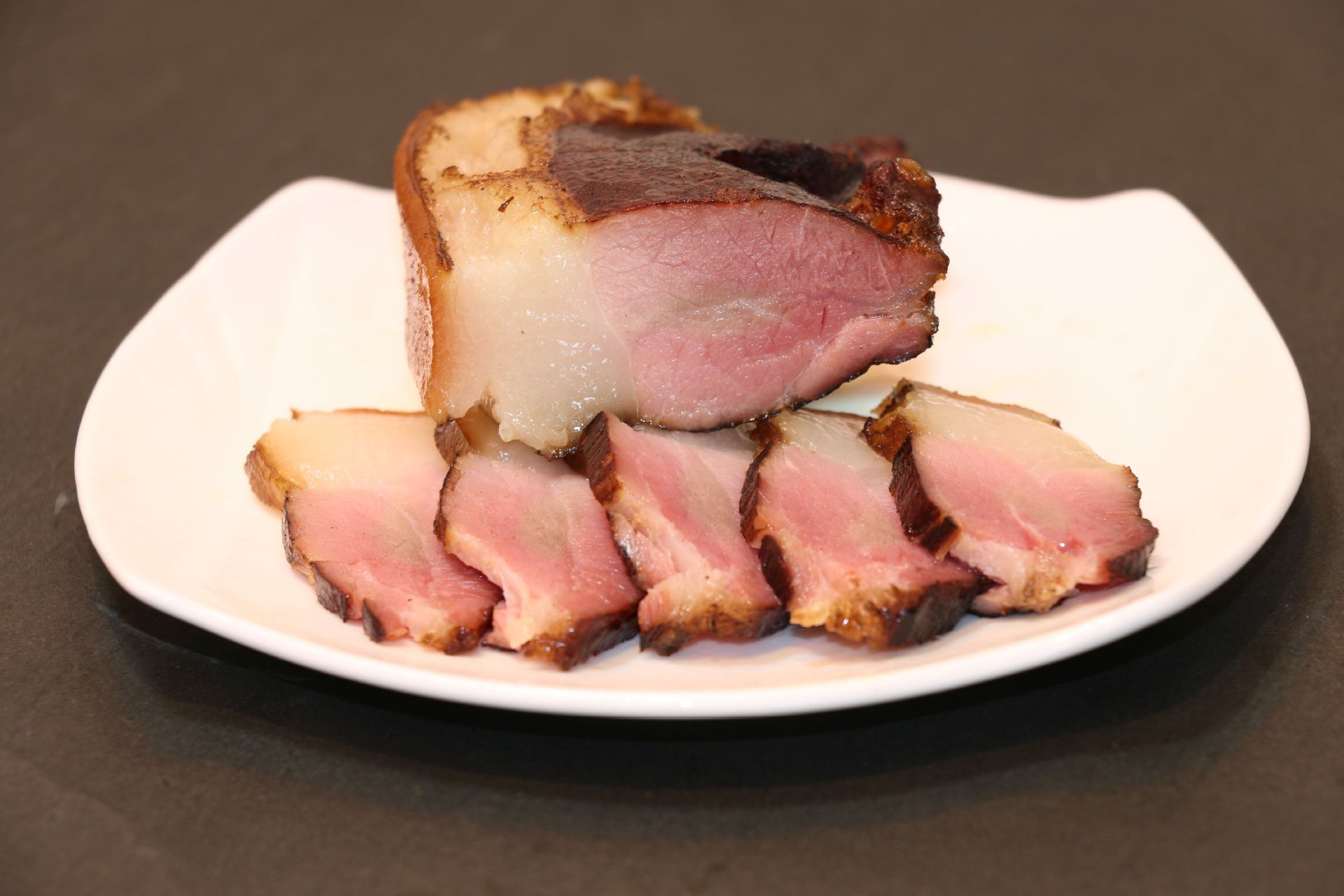 四川特产 乐山名小吃王娘娘农家自制土猪柴火烟熏二刀腊肉500g