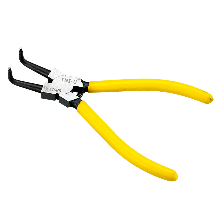 内外卡簧钳_卡簧钳 挡圈钳多功能卡环钳卡黄外内直外内弯175
