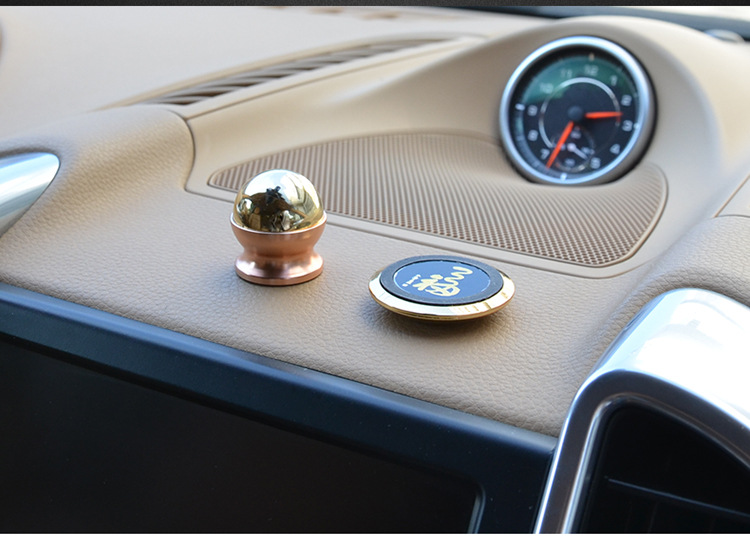 手机支架-360旋转磁吸磁力车载手机支架 台粘