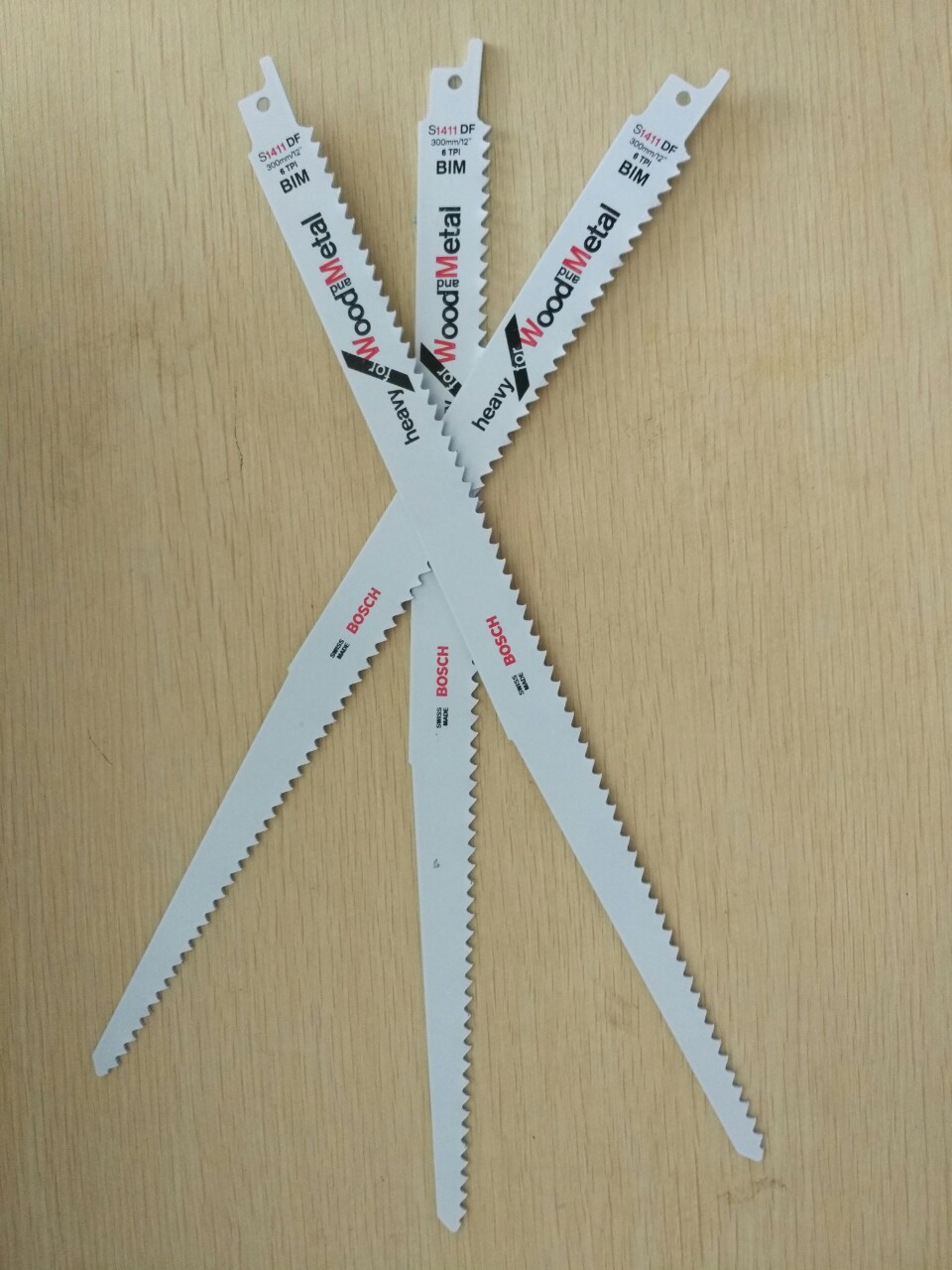 s1411df进口马刀锯条300mm带金