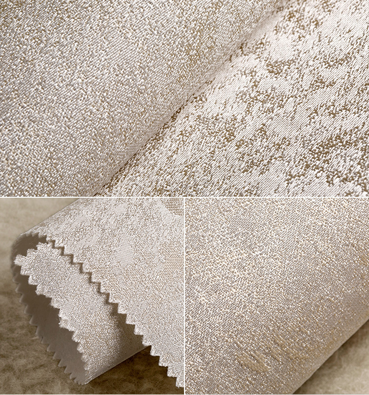 高档无缝墙布壁布现代简约纯色素色简欧客厅卧室无纺布环保天然