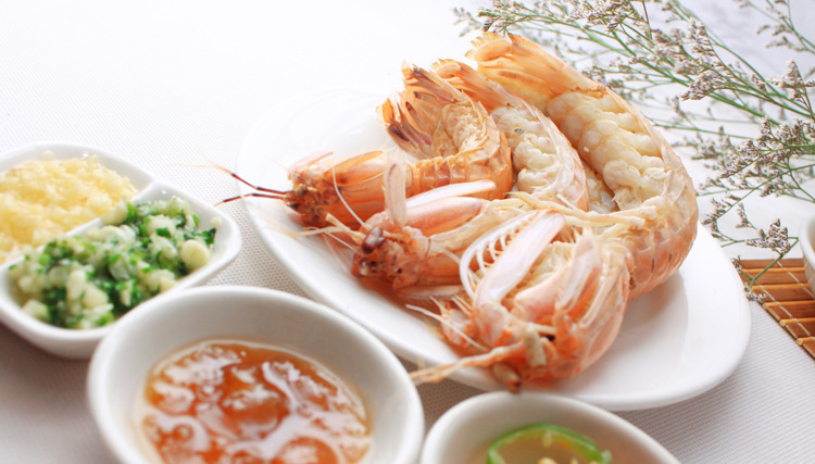 日韩料理 e00013进口冷冻海鲜水产濑尿虾 寿司材料 18只/包批发