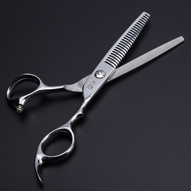 名爵3个齿牙剪发剪刀 限量 理发剪刀 美发剪刀出口牙剪打薄剪批发