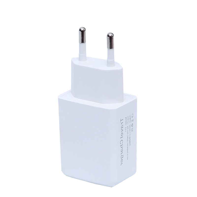 v72欧规充电器双usb三星苹果手机通用充电头快充