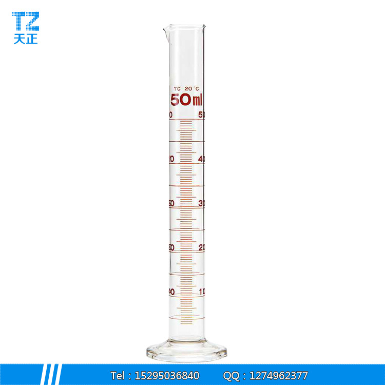 高硼硅玻璃量筒250ml量杯刻度量筒化学实验仪器直型量杯